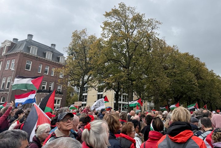 荷兰爆发大规模示威活动：数十万人涌上街头要求政府对以色列采取更强硬立场